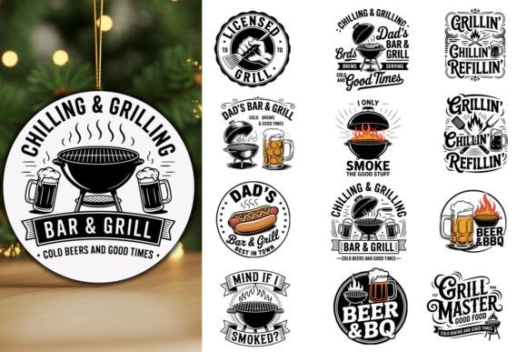 Barbecue SVG Bundle for Graphics and Illustrations