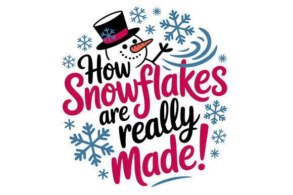 Christmas Snowman Graphics for T-Shirt Designs