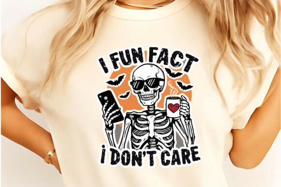 Fun Fact I Don’t Care T-Shirt Design for Local Business Branding