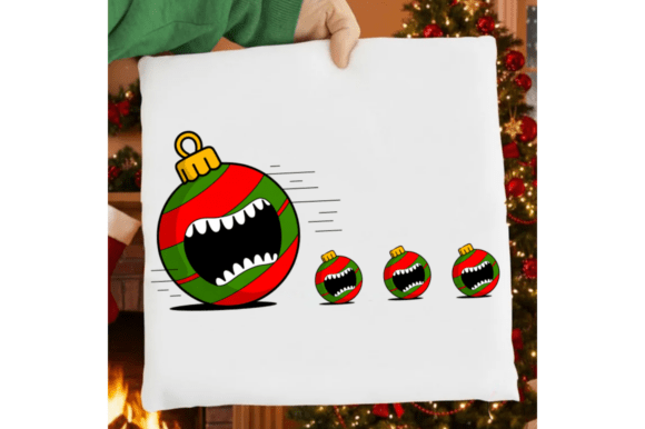 Funny Christmas Ghosts Graphics for T-Shirt Designs