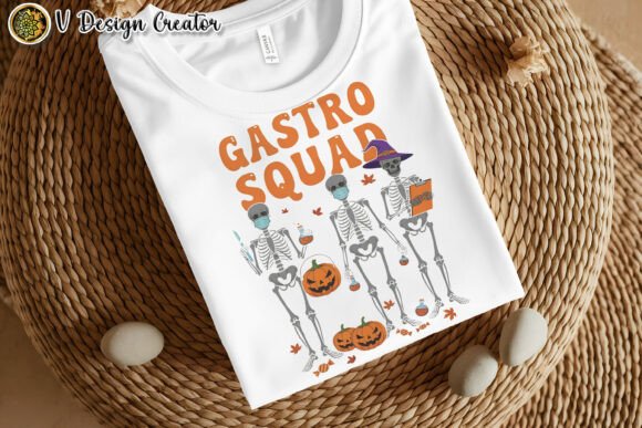 Gastro Squad Medical Skeleton Design PNG