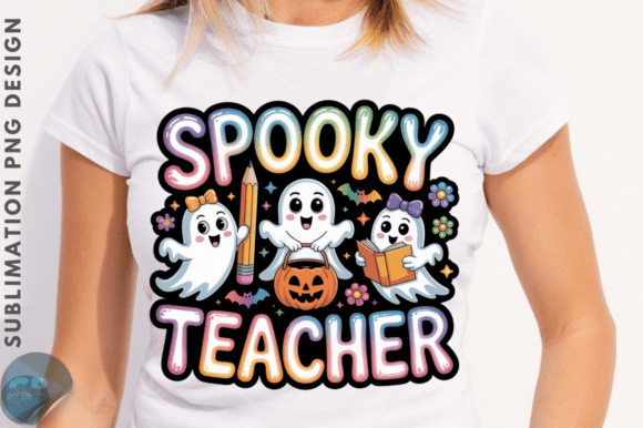 Spooky Teacher Sublimation PNG Design: A Graphic Designer’s Take